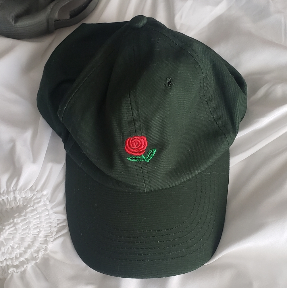 Forrest green dad hat